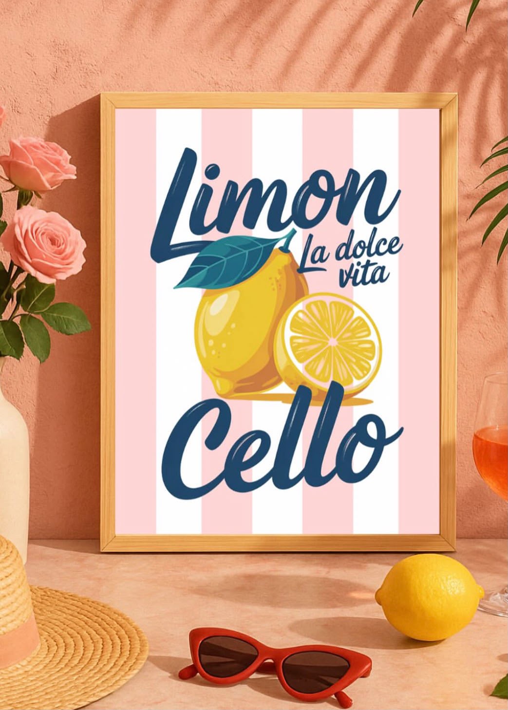 Affiche “Limoncello La Dolce Vita”